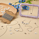 Crafans bricolage kit de fabrication de bracelet à maillons initiaux DIY-CF0001-22-6