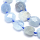 Natürliche Aquamarin Perlen Stränge G-K223-43B-3