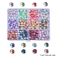 Cuentas de perlas de imitación de plástico ABS del arco iris OACR-YW0001-02B-2