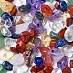 100g 7 perles de pierres précieuses mélangées naturelles de style G-YW0001-06-2