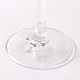 Стеклянные бусы стеклянные винные подвески AJEW-JO00025-01-2