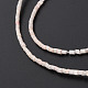 Brins de perles de style tache de soie en verre GLAA-N047-001A-03-4