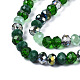 Electroplate Glass Beads Strands EGLA-N002-12D-3