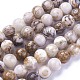 Chapelets de perles en bois pétrifié amérique naturelle G-P430-08-D-2