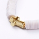 Handgefertigte Heishi Perlen Stretch Armbänder aus Fimo BJEW-JB05090-01-3