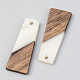 Colgantes de resina opaca y madera de nogal RESI-S389-040A-C04-2