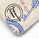 プリントポリコットン（ポリエステルコットン）パッキングポーチ巾着袋  小麦  14x10cm ABAG-T004-10x14-14-5