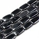 Electroplate Natural Freshwater Shell Beads Strands SHEL-R049-027-3