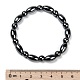 Fashion Non-Magnetic Synthetic Hematite Stretch Bracelets BJEW-D278-01-4