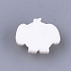 樹脂子犬カボション  ビーグル犬  ナバホホワイト  19x23x7.5mm X-RESI-T031-39-2