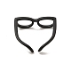 Monture de lunettes en laiton anneau de manchette ouvert pour les femmes X-RJEW-F140-140EB-2