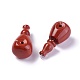 Jaspe rouge naturel 3 trou perles gourou G-L517-02B-2