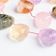 Hebras de cuentas de piedras preciosas mixtas naturales en forma de lágrima G-D771-11-2
