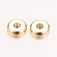 Real 18K Gold Plated Brass Spacer Beads X-KK-E702-13G-NF-1