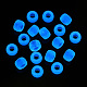 Perles plastiques transparentes & lumineuses KY-T025-01-H09-6