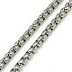 Trendy Men's 201 Stainless Steel Box Chain Necklaces NJEW-L043B-46P-2