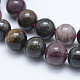 Chapelets de perles en tourmaline naturelle G-J373-12-9-10mm-2