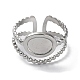 304 componentes de anillo de manguito abierto de acero inoxidable STAS-M323-58P-2