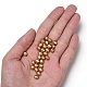 Perles de verre polies au feu tchèques X-GLAA-F100-D03-4