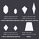 Chgcraft 7 bolsas 7 estilos empalmes de papel en inglés DIY-CA0001-78-2
