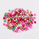 Christmas Mix Pearlized Glass Pearl Beads HY-X006-4mm-05-2