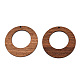 Colgantes de madera de wengué natural WOOD-T023-52B-02-2