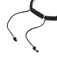 Acrylic Braided Bead Bracelet BJEW-JB08546-5