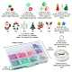 Kit per la creazione di braccialetti natalizi fai da te DIY-YW0006-86-4