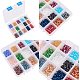 PandaHall About 1560 Pcs 15 Colors 4mm Faceted Bicone Rondelle Glass Beads Briolette Crystal Czech Spacer Beads for Jewelry Making EGLA-PH0003-03-5
