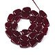 Chapelets de perles de jade blanche naturelle&nbsp;G-N354-02A-02-3