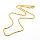 Модное 304 изготовление ожерелья из цепочки из нержавеющей стали X-STAS-A028-N050G-1