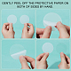 Fingerinspire 30pcs cercle transparent DIY-FG0003-41-5