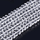 Synthetic Quartz Crystal Beads Strands G-S285-11-1