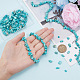Arricraft 4 brins de perles turquoises naturelles G-AR0005-52-4