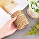 PandaHall 1 Roll Handmade Iron Wire Paper Rattan BurlyWood Woven Paper Rattan 2mm Floral Bind Wire for Art Craft Flower Bouquets 2mm OCOR-PH0003-33-3