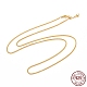 925 collar de cadenas de trigo de plata esterlina para mujer STER-I021-02C-G-2