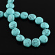 Chapelets de perles en turquoise synthétique G-R189-22-2