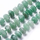 Natural Green Aventurine Beads Strands G-P434-01-2