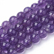Natural Amethyst Beads Strands G-Q961-17-6mm-1