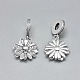 925 Sterling Silver European Dangle Charms STER-I019-21AS-2