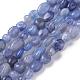 Chapelets de perles en aventurine bleue naturelle G-P433-18-2