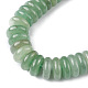 Natürlichen grünen Aventurin Perlen Stränge G-F743-01C-01-4
