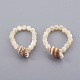Spiral Shell and Shell Stretch Finger Rings RJEW-JR002231-06-1