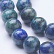 Brins de perles de chrysocolla et de lapis lazuli teints et naturels G-D855-05-10mm-3