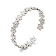 304 bracelets manchette en acier inoxydable pour femmes BJEW-L682-013P-3