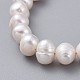 Pulseras de perlas naturales BJEW-JB04881-02-2