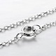 Simple Fashion 925 Sterling Silver Pendant Necklace JN172A-3