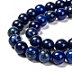 Chapelets de perles en lapis-lazuli naturel X-G-G087-8mm-3