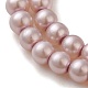 Cottura dipinto di perle di vetro perlato fili di perline rotondo HY-Q003-6mm-47-01-6
