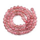 Natural Strawberry Quartz Beads Strands G-S150-10-6mm-3